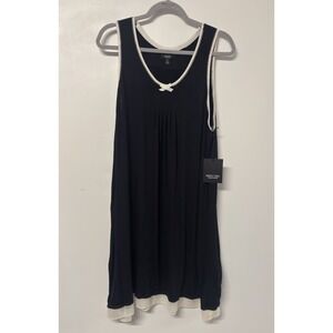 SimplyVera Vera Wang Intimates Black Missy Sleep Lounge Basic Luxury Large #49